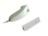 NEW Compatible Remote and Nunchuk Controller Bundle/Set for Nintendo Wii Vi ....