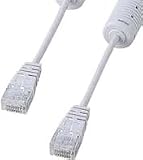 SANWA SUPPLY KB-SL5-15 �R�A�t���X����UTP�P�[�u��15m/