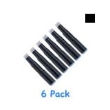 Cross Fountain Pen Cartridge Ink Refills, Black Ink Cartridges, 6 per card (8921)