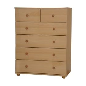 Beech Chest of Drawers 4 + 2 Drawer Cambridge Bedroom Furniture