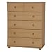 Beech Chest of Drawers 4 + 2 Drawer Cambridge Bedroom Furniture