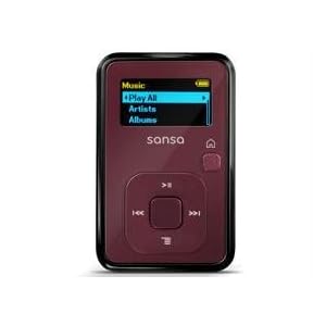 SanDisk Sansa Clip+ 4 GB MP3 Player (Red)