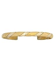 Golden Ivy - Sergio Lub Solid Sterling Silver & 14K Gold Filled Cuff Bracelet - Handmade in USA!