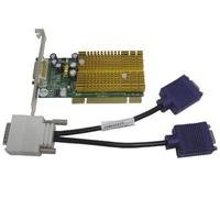 Nvidia Geforce 6200/LOW Profile Support Dual Vgas/ Pci / 256MB Ddr