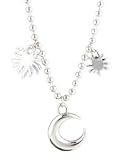 Robert Lee Morris Suns & Moon Charm Necklace