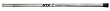 STX Men's 10&Acirc;&deg; Crankshaft Scandium Lacrosse Shaft for Attack/Midfield - Chrome