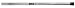 STX Men's 10&Acirc;&deg; Crankshaft Scandium Lacrosse Shaft for Attack/Midfield - Chrome
