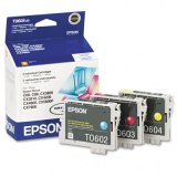 EPSON AMERICA / Inkjet cartridge, epson stylus cx3810/cx4800, multi-pack:cyan/magenta/yellow / EPST060520 / Sold as 1 Each / Mfr Part # T060520