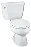 Toilet Two Piece Round Front by Kohler - K-3423 in Biscuit