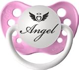 2104vUNeqBL. SL160  Personalized Pacifiers Angel Pacifier in Pink Reviews