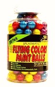 Childrens Toyshop  Sporting Goods : Paintballs .50 Cal. 200 in Bottle