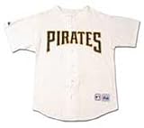 Roberto Clemente Pittsburgh Pirates Cooperstown Laser Button Jersey - XL