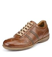 Leather Punch Hole Trainers