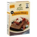 Simply Organic Banana Bread Mix, 10-Ounce Boxes (Pack of 3)