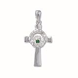 Sterling Silver Celtic Cross Pendant with 18 inch chain