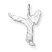 Sterling Silver Karate Charm