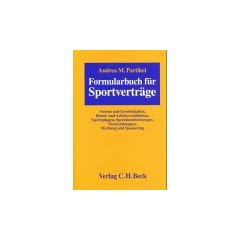 Formularbuch f�r Sportvertr�ge