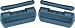 1968 Camaro Standard Arm Rest Kit Medium Blue
