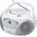GPX Portable CD Player with AM/FM Radio - White (BC118W)