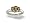 14K White Gold Genuine Oval Smoky Quartz 3-Stone Ring - Size 4