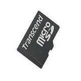 Transcend TS1GUSD-2 1GB Micro-Secure Digital MicroSD Card with 2 adapters SD/Mini SD Adapters.