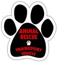 Animal Rescue Transport Vehicle, Paw Magnet
