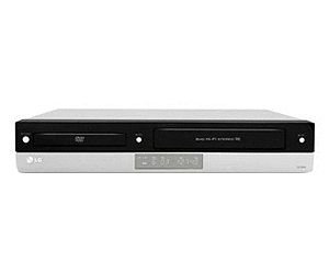 LG V-192 H DVD-Player/VHS-Rekorder Kombination (DivX-zertifiziert, HDMI, Upscaler 1080i, 3D Surround Sound) silber