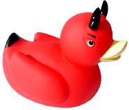 Childrens Toyshop  Toys : Devil Rubber Duckie