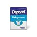 Depend Elastic Leg Undergarments - Extra absorbency - Case of 120