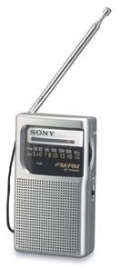 Childrens Toyshop   : Sony ICF-S10SIL Portable Radio