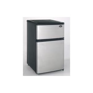 Avanti Stainless Steel Two Door Compact Fridge