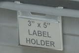 3 X 5 Clear Plastic Label Holder (Pkg Of 6)