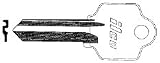 KABA ILCO CORPORATION AR1 ARROW E-Z KEY BLANK #AR1(pack of 10)