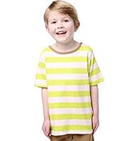 Pure Cotton Slub Striped T-Shirt