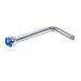 Sapphire Blue Gem Micro Nose Ring L-Shaped