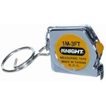 Toysmith Key Chain Tape Measure 1M-3FT by 