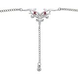 Ruby Red TRIBAL DESIGN No. 1 BACK Belly Chain