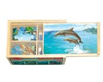 Childrens Toyshop  Toys : Melissa & Doug Deluxe Sea Life in a Box Jigsaw Puzzles