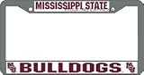 Mississippi State Bulldogs Chrome License Plate Frame