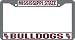 Mississippi State Bulldogs Chrome License Plate Frame - SET OF 6 - Sports Merchandise