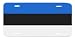 Estonia Estonian Flag Vanity Auto License Plate
