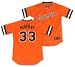 Baltimore Orioles Cooperstown Replica Eddie Murray #33 Orange Throwback Jersey (Adult Medium)