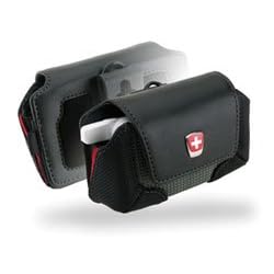 Swiss Mobility Commander - Case for cellular phone - leather, ballistic nylon