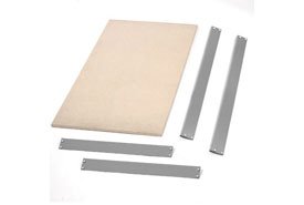 Bulk Rack Shelf Wood Deck 96x36 Gray