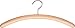 Wenko 15701253100 Gaderobenbügel Rondo 45 cm, Holz Natur