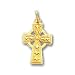 18in Gold-plated Celtic Cross Necklace