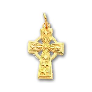 Gold-plated Celtic Cross Necklace