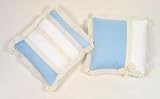 Picci Pillow 1 Pc With Blue And White Stripes In Positano- Blue White and Cream