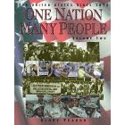 One Nation Many People: The United States Since 1876 (Spanish Edition)