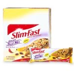 Slim Fast Meal Options Chewy Trail Mix Bar, Fruit and Nut (12 Bars)